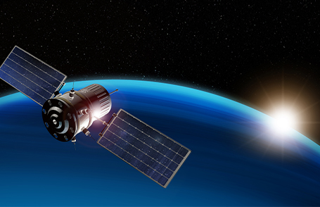 Weltraumtechnik, Luft- und Raumfahrt Satellit